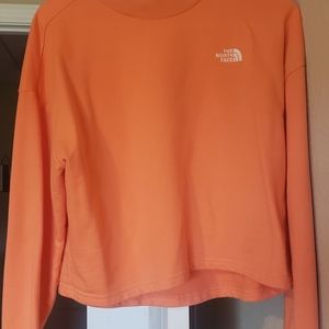 Northface Crew neck crop top